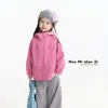 Ropa para niños Nuomi Wanzi chaqueta cortavientos para niñas modelo de otoño 2026 chaqueta con capucha cortavientos para exteriores para niños versátil