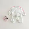 Conjunto de Ropa de Primavera para Niñas 2026 Nueva Moda Sudadera Infantil de Moda Ropa Deportiva Trendy de Primavera para Niñas Mayores Primavera y Otoño