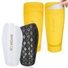 Set de espinilleras y calcetines de fútbol rusos para niños y adultos, Tubo de calcetín insertable, Calcetín sin pie con fijación de placa protectora