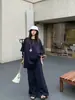 Conjunto de Estilo Relajado con Camiseta de Manga Murciélago y Pantalones Casuales de Pierna Ancha para Mujer, Nuevo Conjunto de Moda Primavera 2026 con una Sensación Relajada