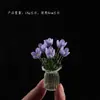 Flores de Vid en Miniatura, Flores Artificiales Hechas a Mano de Vid de Zibo, Decoraciones para Ramo del Día de la Madre, Adornos para Escritorio de Oficina