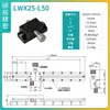 Plataforma de Deslocamento do Eixo X Lwx/Lwz25/40-L50-500 Acionamento por Engrenagem de Cauda de Andorinha Deslizador de Ajuste Fino Manual
