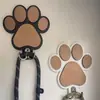 Gancho de Pared de Madera con Huella de Pata de Moda de Venta Caliente Transfronteriza Pulido Hecho a Mano Colgador de Toallas y Ropa