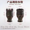 Frasco de fuego dragón para terapia de cabeza de Bianstone rojo dorado, frasco de medicina tradicional china, frasco de moxibustión para cabeza de uso doméstico, dispositivo de moxibustión portátil, equipo para salón de belleza