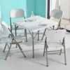 Mesa de Comedor Plegable para Uso Doméstico, Mesa Cuadrada Simple de Mahjong, Mesa Cuadrada Pequeña de Plástico para Apartamento, Mesa y Sillas Cuadradas para Romper Huevos por los Cuatro Lados