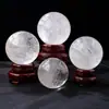 Bola de Cristal Blanco Natural Cristal Agrietado Matriz de Siete Estrellas Bola Feng Shui Regalo de Inauguración de Casa Atracción de Riqueza Fábrica de Cristal Venta al por Mayor