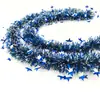 Nuevas Guirnaldas de Espumillón Navideño y Tiras de Colores, Suministros de Decoración Festiva para Montaje de Lugares, Espumillón con Forma de Estrella con Bordes Blancos y Hilos Densos