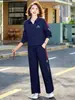 Conjunto de roupas esportivas para mãe 2026 nova coleção de outono, jaqueta emagrecedora e que valoriza a silhueta com gola alta, conjunto de duas peças de moletom casual feminino