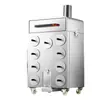 Máquina de Assar Batata Doce Jialingda com 9 Furos, Forno Comercial para Batata Doce de Barraca de Rua, Multifuncional para Assar Batatas Doces, Inhames e Batatas