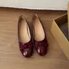 Zapatos de Salón de Boca Baja con Lazo Estilo Dulce para Mujer 2026 Verano Nuevos Impresionantes Aumentadores Internos de Altura Punta Cuadrada Suela Suave Mocasines Zapatos Náuticos