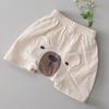 Ins Vestido de Verano para Bebé Estilo Coreano Oso Lindo Pantalones de PP Grande Pantalones Casuales Harlan Cómodos