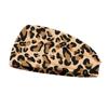 Faixa de Cabeça Esportiva Nova Europeia e Americana com Absorção de Suor, Faixa de Yoga Fashion com Estampa de Leopardo e Aba Larga, Lenço de Cabeça Feminino Respirável e Macio Pode Ser Enviado em Nome de Terceiros