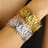 Conjunto de Pulsera y Anillo de Rostro de Sol Europeo y Americano, Joyería de Acero Inoxidable con Relieve Vintage de Sol y Luna, Joyería Transfronteriza al por Mayor