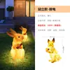 Lámpara de Conejito Solar Luz Animal para Jardín Exterior Decoración Paisajística Lámpara de Patio Lámpara de Césped Luz Led