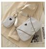 Bolsa de Ombro, Bolsa de Ombro de Cor Sólida, Novo Modelo 2026, Bolsa Pequena Transversal Simples, Bolsa Feminina Casual, Bolsa Transversal Feminina, Bolsa Mãe e Filha