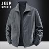 Chaqueta Casual para Hombre Jeep Spirit Otoño e Invierno Chaqueta Reversible con Cuello Alto Talla Grande Top 2502A