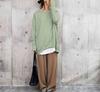 Sudadera de Algodón Estilo Japonés para Mujer Nueva de Primavera y Otoño, Holgada y Casual, Oversize de Color Sólido, Popular en Amazon