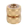 Conector de Reparación Kavoqi de Cobre de 1/2 Pulgada Conector Rápido para Manguera de Lavado de Autos Tubería de Agua Acoplamiento Conector
