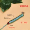 Pingente simples de jade Xizang cordão torcido de prata e ágata pingente de jade esmeralda cera de abelha dourada pingente de nó torcido corda para homens e mulheres
