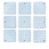 Tablero de Barrera Tejido de Eva Pad Moldeador de Rejilla de Espuma para Empalmar Posicionador de Tejido Tapete de Empalme de Eva Tablero de Tela