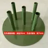 Adereços de Casamento Base de Chapa de Aço Ferro Base de Papel Floral Rodonda Layout de Casamento ao Ar Livre Placa de Piso Haste de Flor Branca