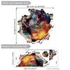 Atw4071 Dinosaurio Creativo Rompiendo Pared Efecto 3D Pegatina de Pared Sala de Estar Dormitorio Pared de Fondo Pegatina Decorativa de Pared Autoadhesiva Venta al por Mayor