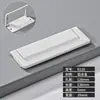 Sem Furos Moderno Simples Invisível Alça Escura para Porta de Armário Gaveta Guarda-roupa Anel de Puxar