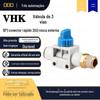 DDD tubo de ar pneumático plugue rápido VHK3 válvula de interruptor manual 3-way válvula conector rápido rosca externa válvula de ventilação tipo SMC