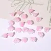 Contas de esmalte colorido cor de orquídea lírio acessórios para roupas 2024 novo pulseira contas de vidro material diy feito à mão