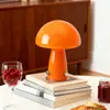 Lâmpada Criativa de Cogumelo Vintage Estilo Nórdico Designer Sala de Estar Quarto Mesinha de Cabeceira Lâmpada de Vidro Lâmpada de Mesa Pequena de Atmosfera