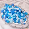 Bolas de Pelo Coloridas Pequenas de Alta Elasticidade para DIY Criativo Feito à Mão Bola de Pelúcia Tamanho Misto Material de Arte Decoração