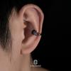 Pendientes de circonita con diseño de relámpago para hombre, joyería con diseño versátil, pendientes sencillos y distintivos para mujer, accesorios ligeros y de lujo que combinan con todo.