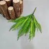 Mango de Goma Suave Paquete Plantas Verdes Helechos Pteridófitas Paisajismo Hojas Hojas de Helecho Decoración de Pared Colgante de Pared Materiales para Arreglos Florales