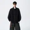 Sudadera de Otoño 2026 Nuevo Estilo Americano Marca de Moda con Rayas Cuello Alto y Estampado de Estrellas para Adolescentes Chaqueta Deportiva Casual