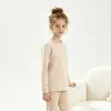 Roupas de Outono Infantis e Calças Compridas, Roupas de Casa 100% Algodão para Meninos, Tops Térmicos Antibacterianos Categoria A para Meninas, Calças Quentes para Adolescentes