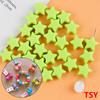 Estrella pentagrama luminosa de acrílico de 12 mm, cabeza de cuerda para pulsera DIY con cuentas, accesorios de joyería, lindo color caramelo