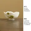 Colección de Juego de Té de Cerámica Amarillo Limón con Flor de Osmanthus Pintada a Mano y Acentos Dorados: Tetera, Gaiwan, Taza de Maestro, Taza de Té con Decoración Bajo Esmalte