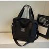 Bolsa de Fitness Estilo Nuevo 2025 Gran Capacidad Portátil de Viaje Bolsa de Lona Portátil Moda Simple Bolsa de Almacenamiento Expandible para Mujeres