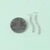 Plata de Ley S925 Tubo Tallado en Forma de S Cielo Estrellado Conector Pulsera de Perlas Hecha a Mano para Bricolaje Accesorios de Joyería con Cuentas de Cristal