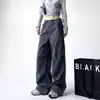 Pantalones Cargo Nuevos de Otoño 2025 para Mujer, Pantalones de Pierna Ancha Estilo Americano de Verano, Pantalones Deportivos Sueltos Casuales Largos hasta el Suelo