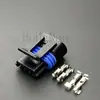 Conector impermeable para coche, arnés de cableado, conector impermeable de 4 orificios enchufable, macho y hembra, carcasa de goma DJ7041Y-1.5-21