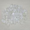 Suministros del Fabricante Hebilla Transparente en Forma de I Charms de Plástico para Zapatos para Zuecos, Suelas de Zapatos de Jardín, Hebilla Transparente 1.2 Cordones