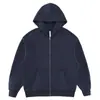 Sudadera con cremallera de rizo pesado de 430g Chaqueta tipo cárdigan Transfronteriza Ropa de trabajo para parejas con logotipo bordado Personalizada para grupos