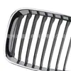 Adecuado para BMW Serie 1 E81 E87 2008-2011 Rejilla Frontal de Malla Negra de Barra Única Modificada Rejilla de Admisión