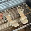 Nuevos Zapatos de Tacón Elegantes, Versátiles y a la Moda para Mujer, Primavera/Verano 2026, con Punta Cuadrada y Correa de Hebilla, Comercio Transfronterizo