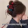 Pinza para el pelo grande de lunares estilo coreano para cabello grueso, pinza de tiburón dulce y elegante para la parte trasera de la cabeza, accesorio para el cabello de alta gama y exquisito