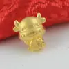 Pingente de Touro do Zodíaco Dourado Imitação 2021 Novo Areia Dourada Touro Joia Casal 12 Signos Touro Pingente Fábrica