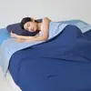 Colcha Pro de Verano Duoduo, Mismo Estilo, Doble Sensación, Sueño Profundo, Refrigerante, Absorbente de Humedad, Transpirable, Antibacteriana, Antiácaros, Lavable a Máquina, Colcha para Aire Acondicionado