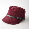 Gorra de Béisbol de Gamuza Suave con Visera, Estilo Británico Casual para Mujer, Moderna, Casual, Versátil, Sombrero de Equitación que Cubre el Rostro