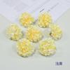Crisantemo de Mil Capas Simulado Venta al por Mayor Crisantemo de Bola Pequeño Tela de Seda Flor Falsa Materiales Hechos a Mano Accesorios de Fotografía Guirnalda Tocado con Flores